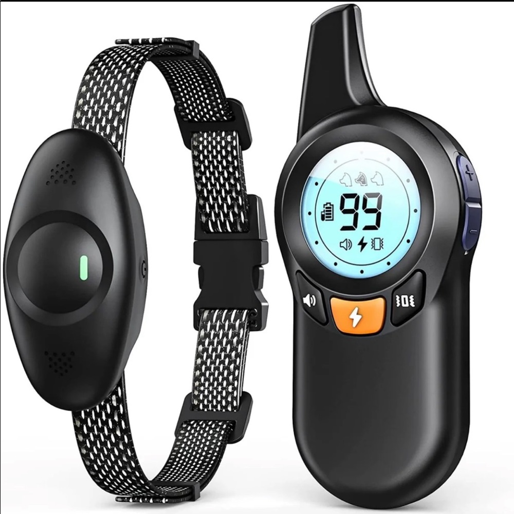 Waterproof Dog Training Collar, Rechargeable Shock Collar for Medium, Large Dogs